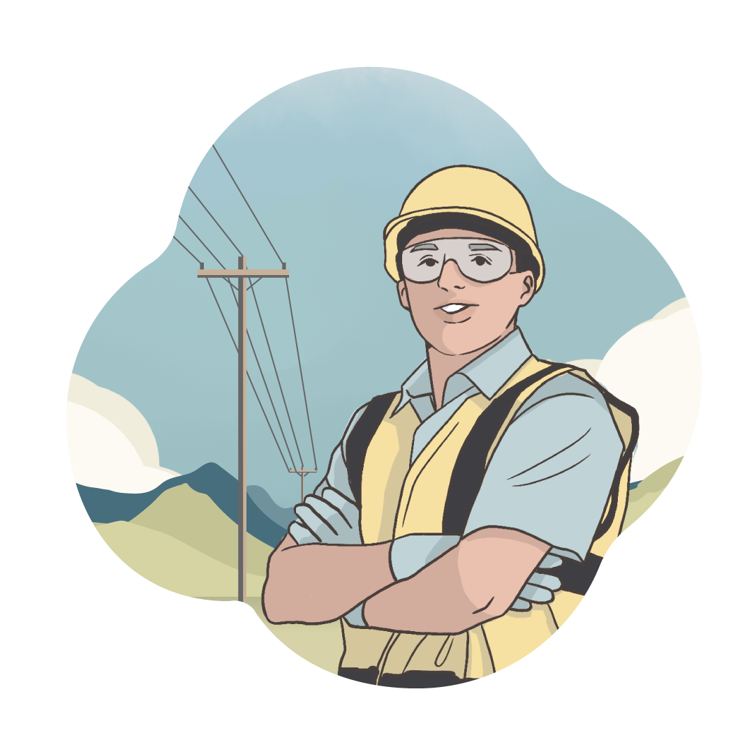 Powerlines with Lineman